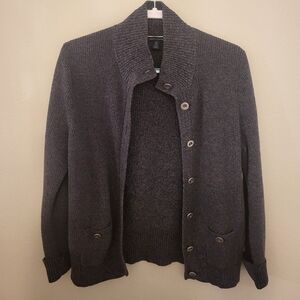 Tommy Hilfiger Denim Blue Knit Cardigan